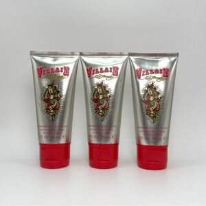 Lot of 3 X Ed Hardy Villain Shimmering Body Lo tion